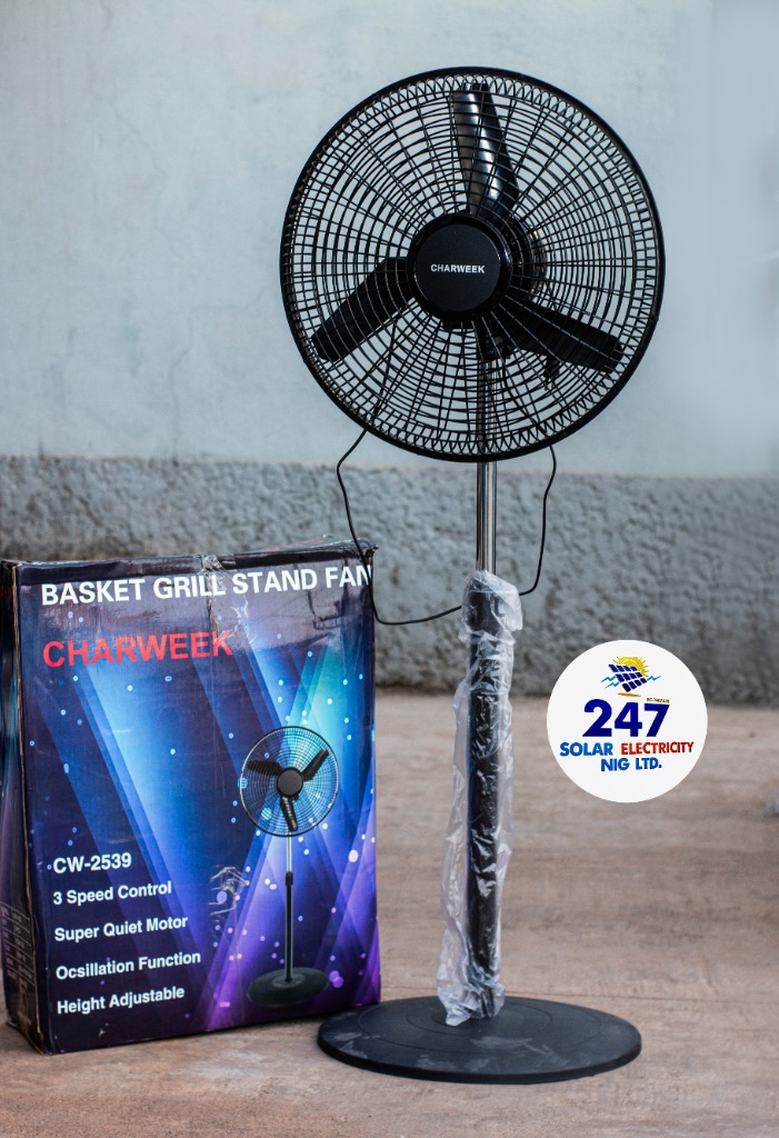 Charweek CW-2539 Basket Grill Stand Fan